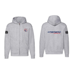 Cabaero Grey Zip-Up Hoodie